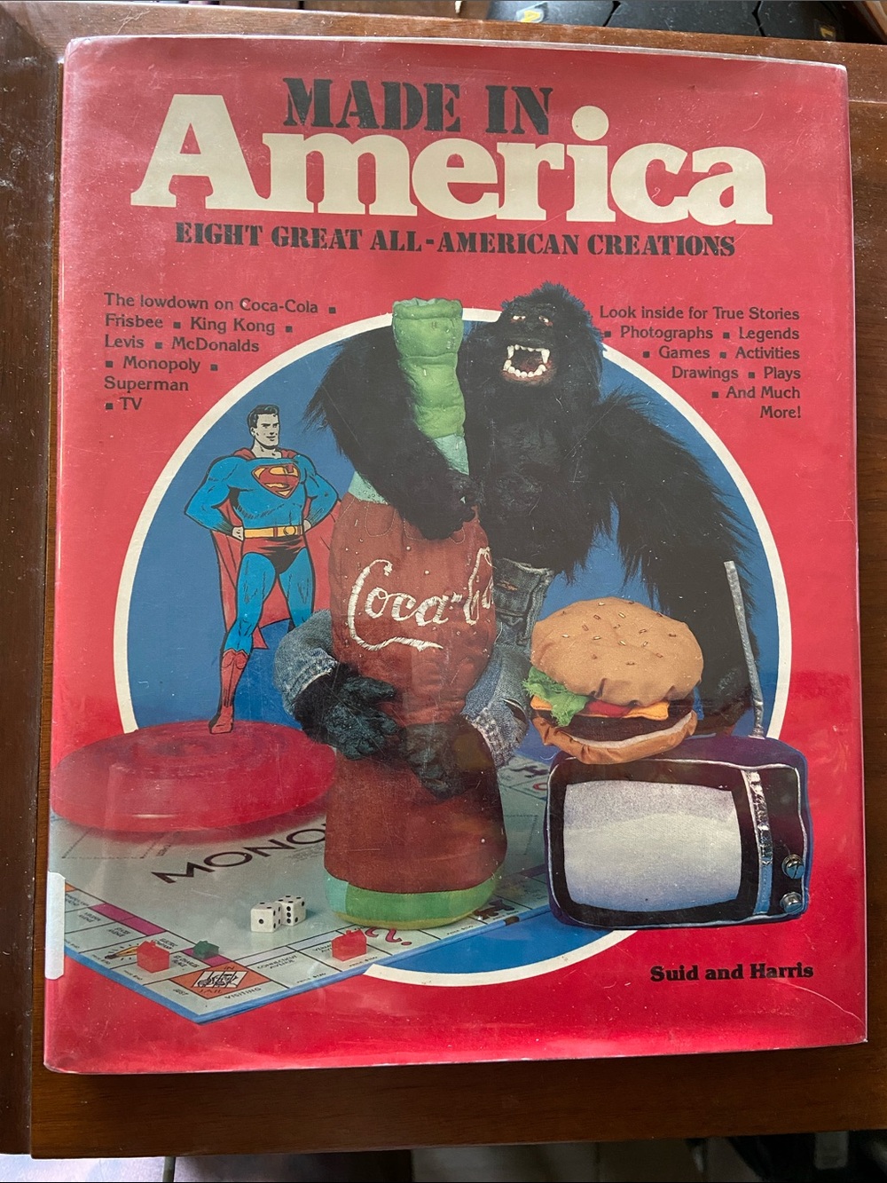 Vintage 70s 1970s USA U.S. Made in America Book Coca-Cola Levi McDonald’s RETRO